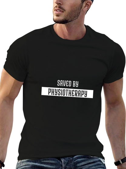 Camiseta Negra: Salvado por la Fisioterapia