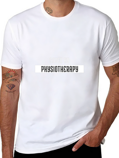 Camiseta Negra: Salvado por la Fisioterapia
