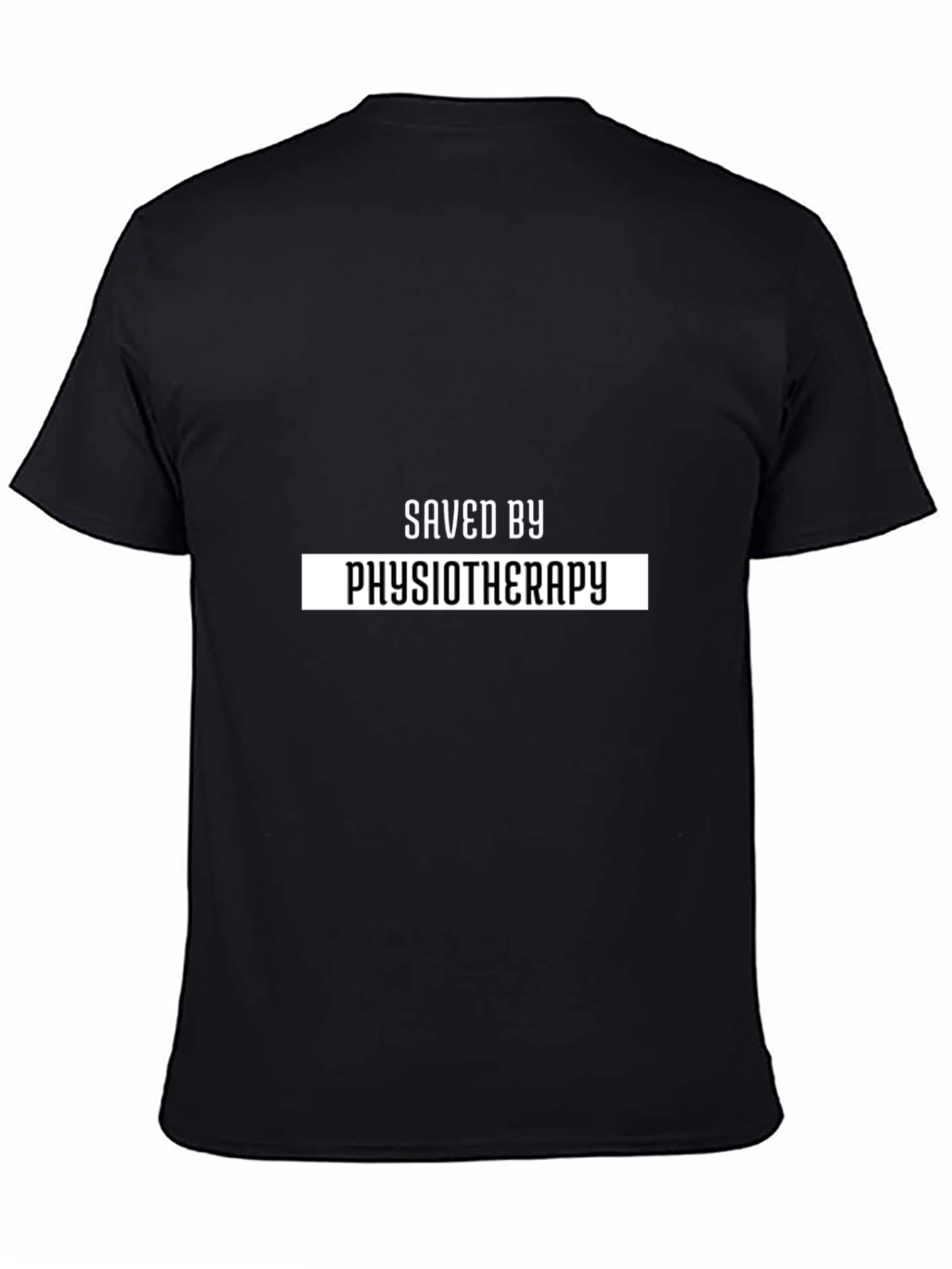 Camiseta Negra: Salvado por la Fisioterapia