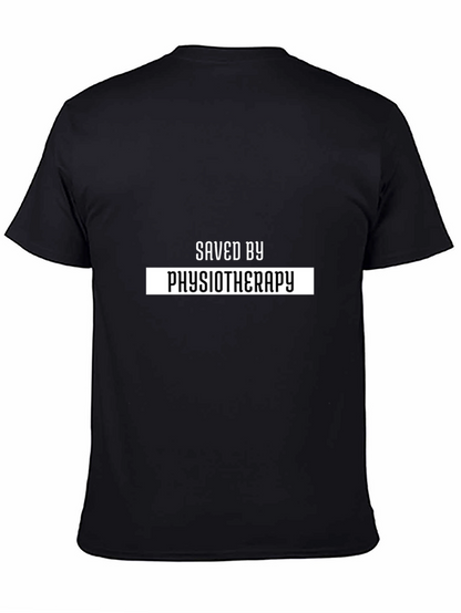 Camiseta Negra: Salvado por la Fisioterapia