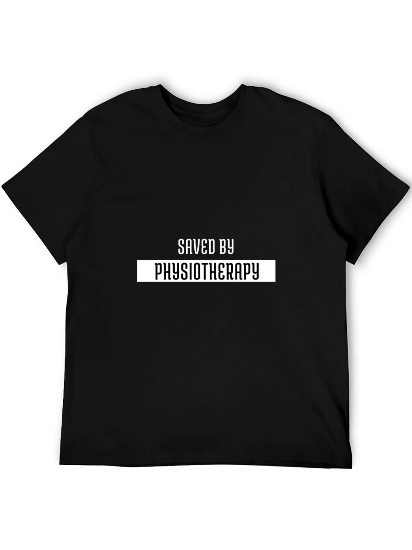 Camiseta Negra: Salvado por la Fisioterapia