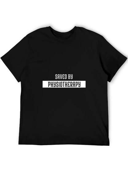 Camiseta Negra: Salvado por la Fisioterapia