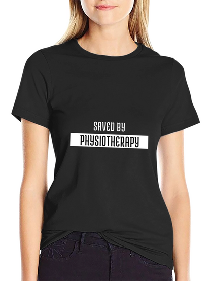 Camiseta Negra: Salvado por la Fisioterapia