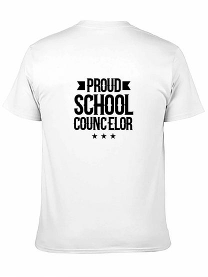 Camiseta Negra Orgullo Consejero Escolar