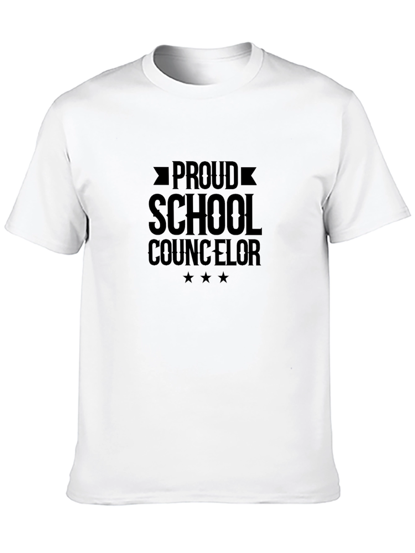 Camiseta Negra Orgullo Consejero Escolar