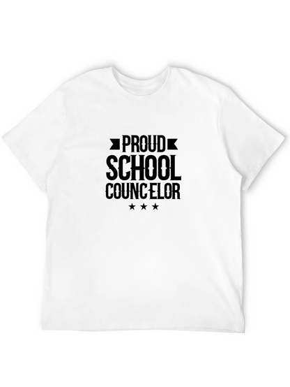 Camiseta Negra Orgullo Consejero Escolar
