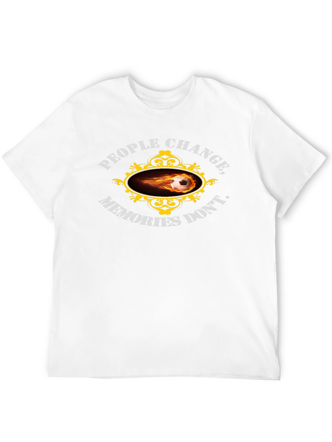 Camiseta Negra Deportiva Fútbol Recuerdos