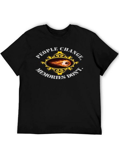 Camiseta Negra Deportiva Fútbol Recuerdos