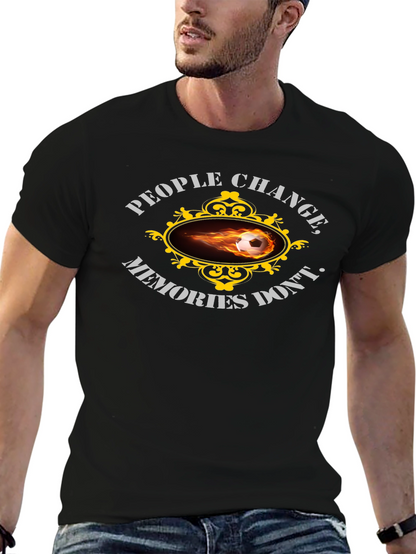 Camiseta Negra Deportiva Fútbol Recuerdos