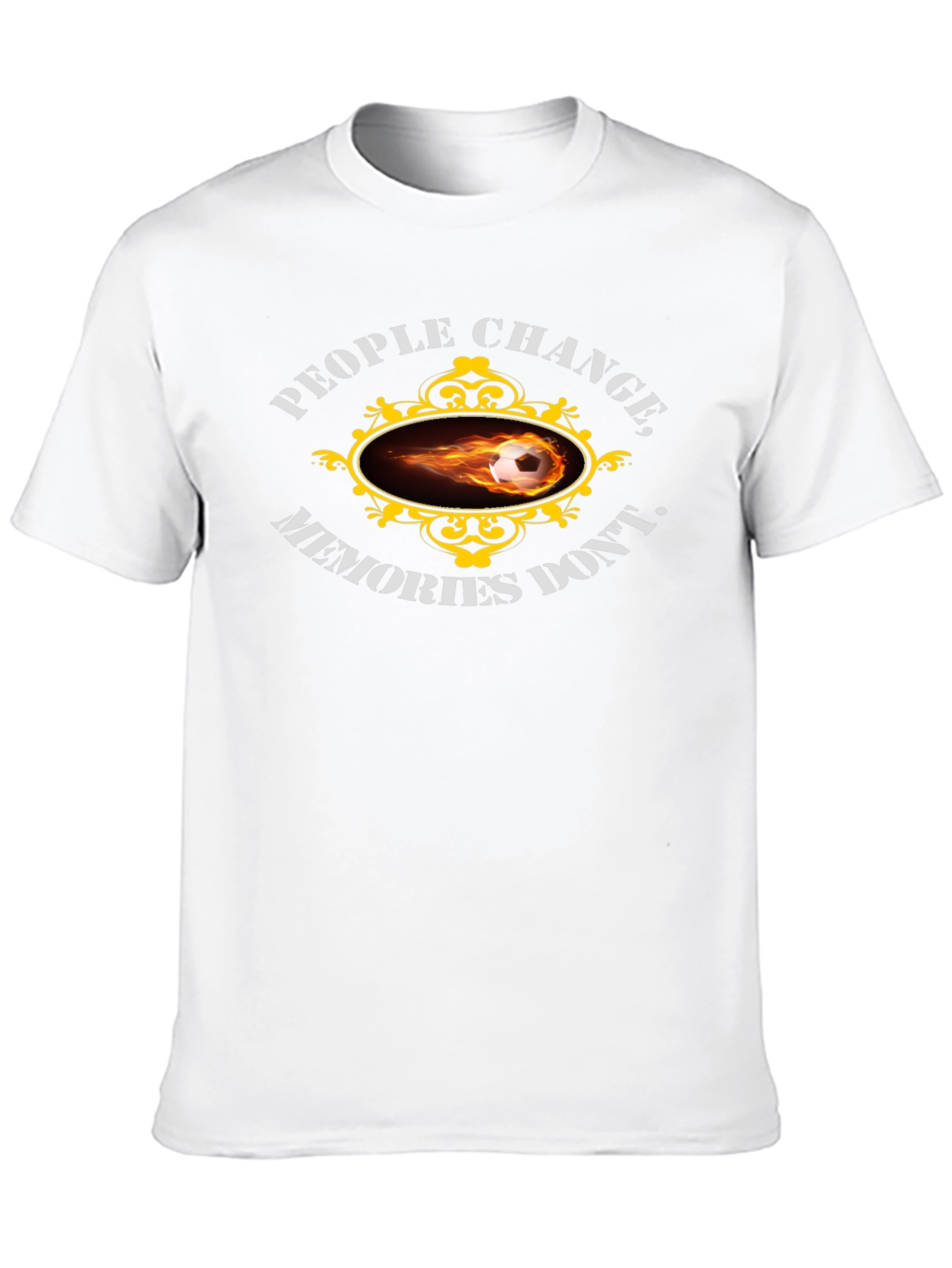 Camiseta Negra Deportiva Fútbol Recuerdos