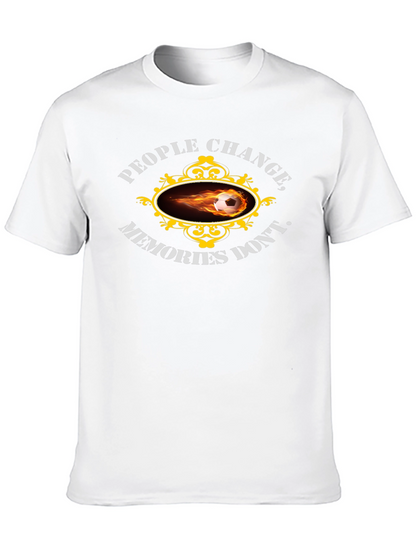 Camiseta Negra Deportiva Fútbol Recuerdos