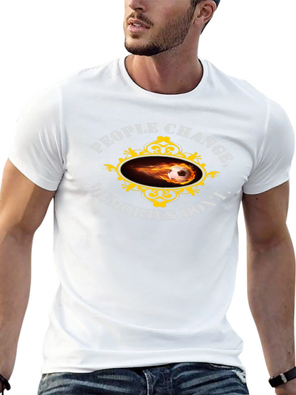 Camiseta Negra Deportiva Fútbol Recuerdos