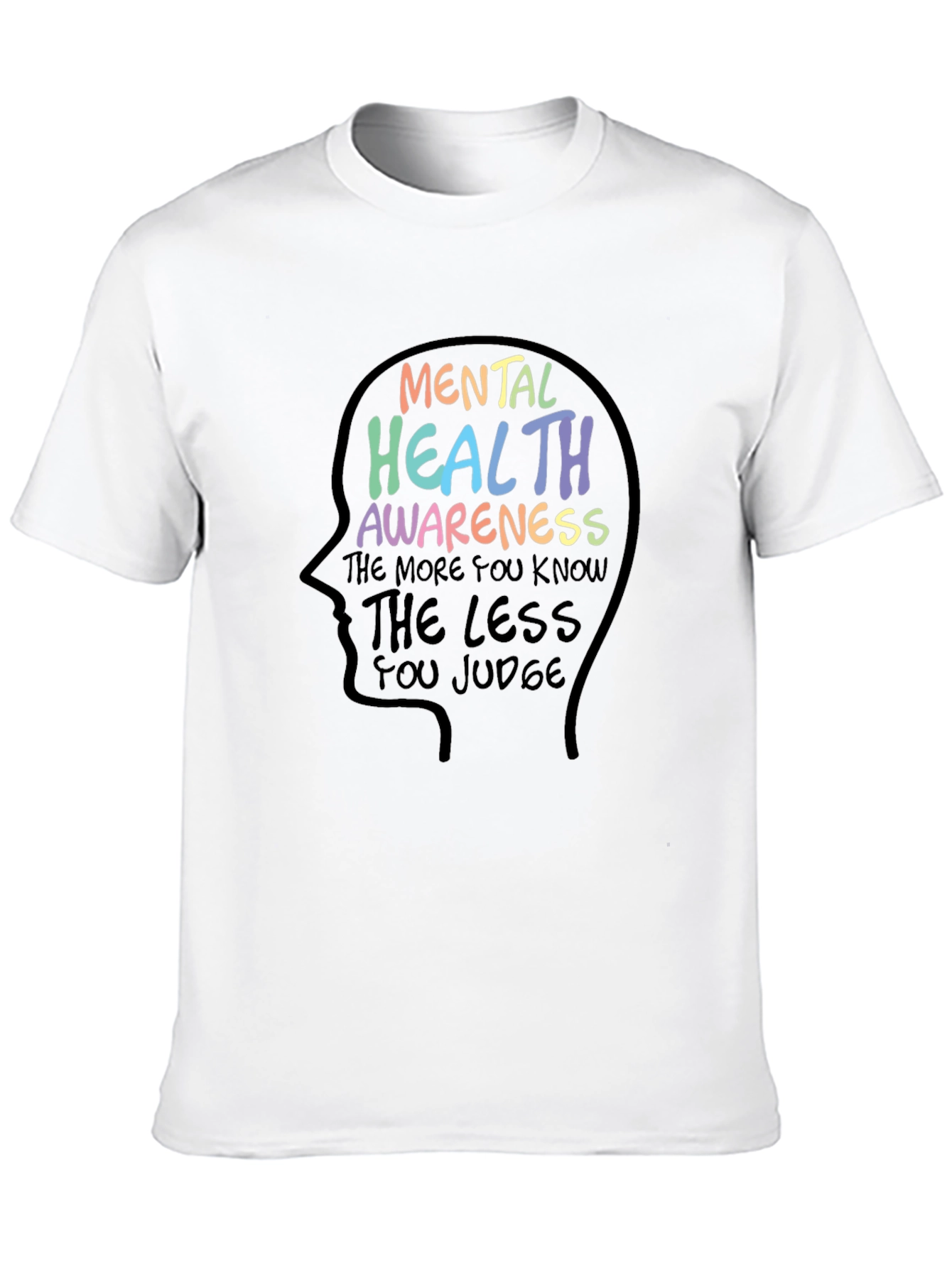 Camiseta Negra: Salud Mental y Conciencia
