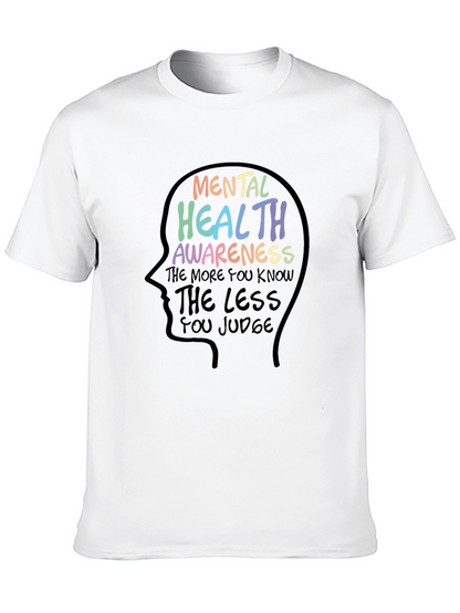 Camiseta Negra: Salud Mental y Conciencia