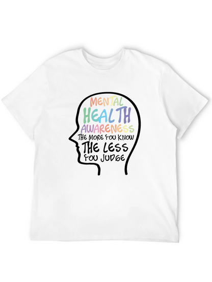 Camiseta Negra: Salud Mental y Conciencia