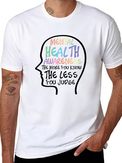 Camiseta Negra: Salud Mental y Conciencia