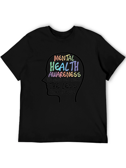 Camiseta Negra: Salud Mental y Conciencia