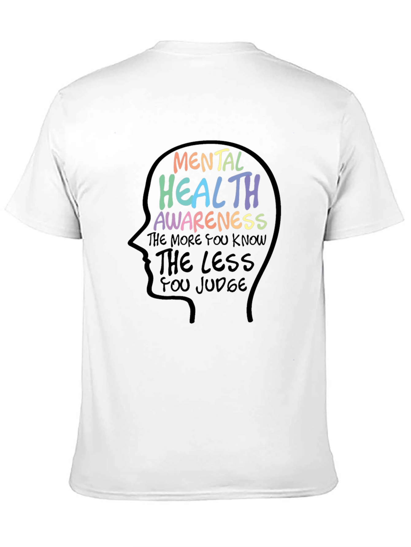 Camiseta Negra: Salud Mental y Conciencia
