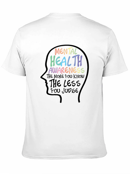 Camiseta Negra: Salud Mental y Conciencia