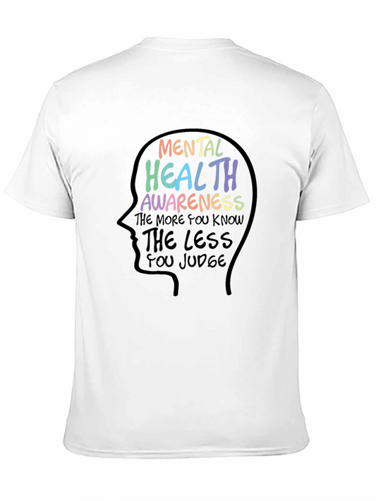 Camiseta Negra: Salud Mental y Conciencia