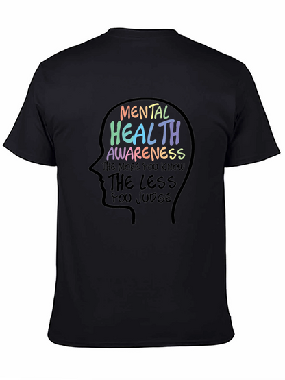 Camiseta Negra: Salud Mental y Conciencia