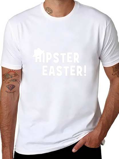 Camiseta Negra Hipster Easter!