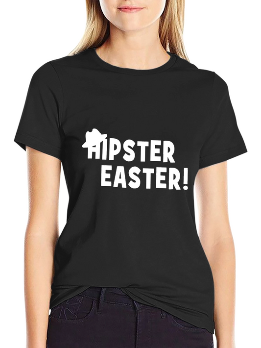 Camiseta Negra Hipster Easter!
