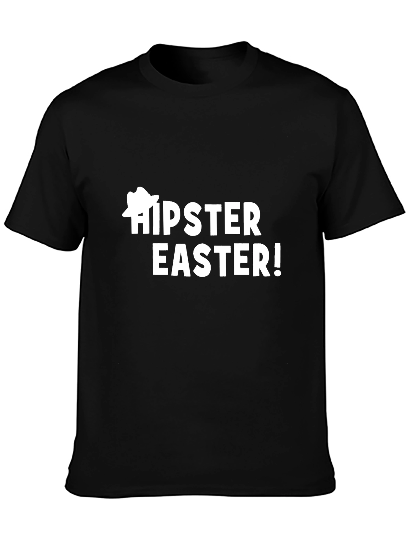 Camiseta Negra Hipster Easter!