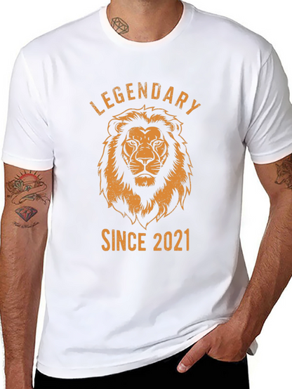 Camiseta Negra Legendaria León Desde 2021
