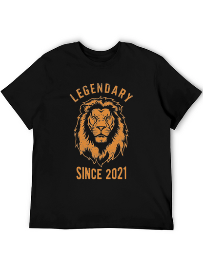 Camiseta Negra Legendaria León Desde 2021