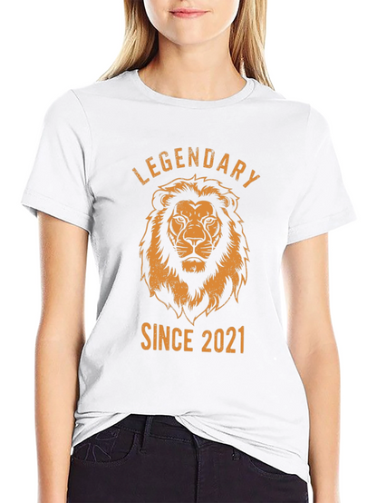 Camiseta Negra Legendaria León Desde 2021