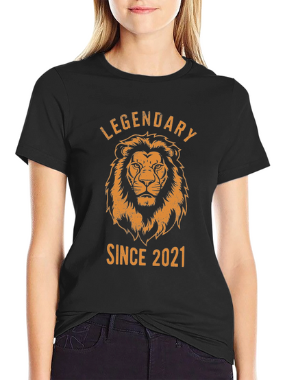Camiseta Negra Legendaria León Desde 2021