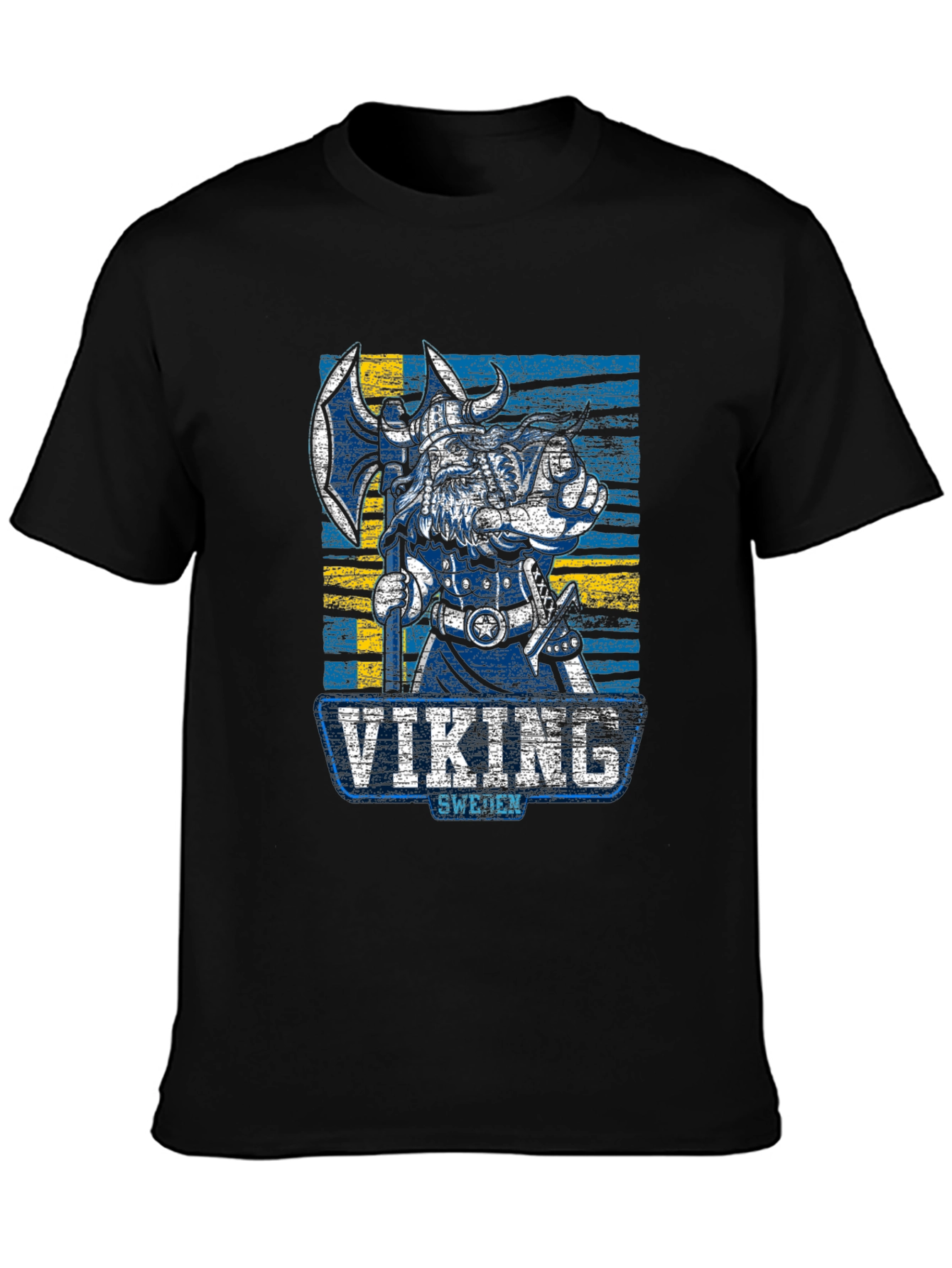 Camiseta Vikingo Suecia Diseño Único