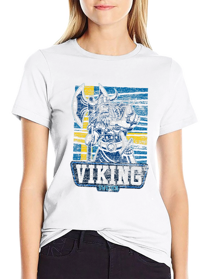 Camiseta Vikingo Suecia Diseño Único