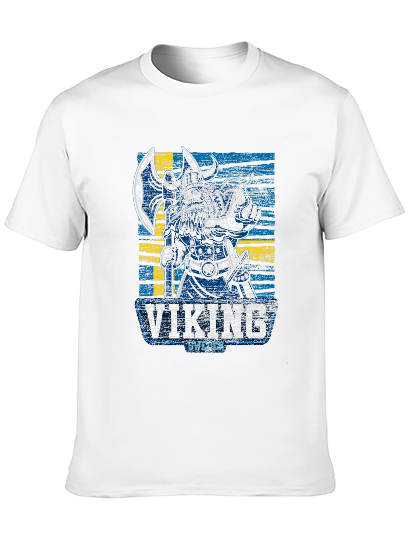 Camiseta Vikingo Suecia Diseño Único
