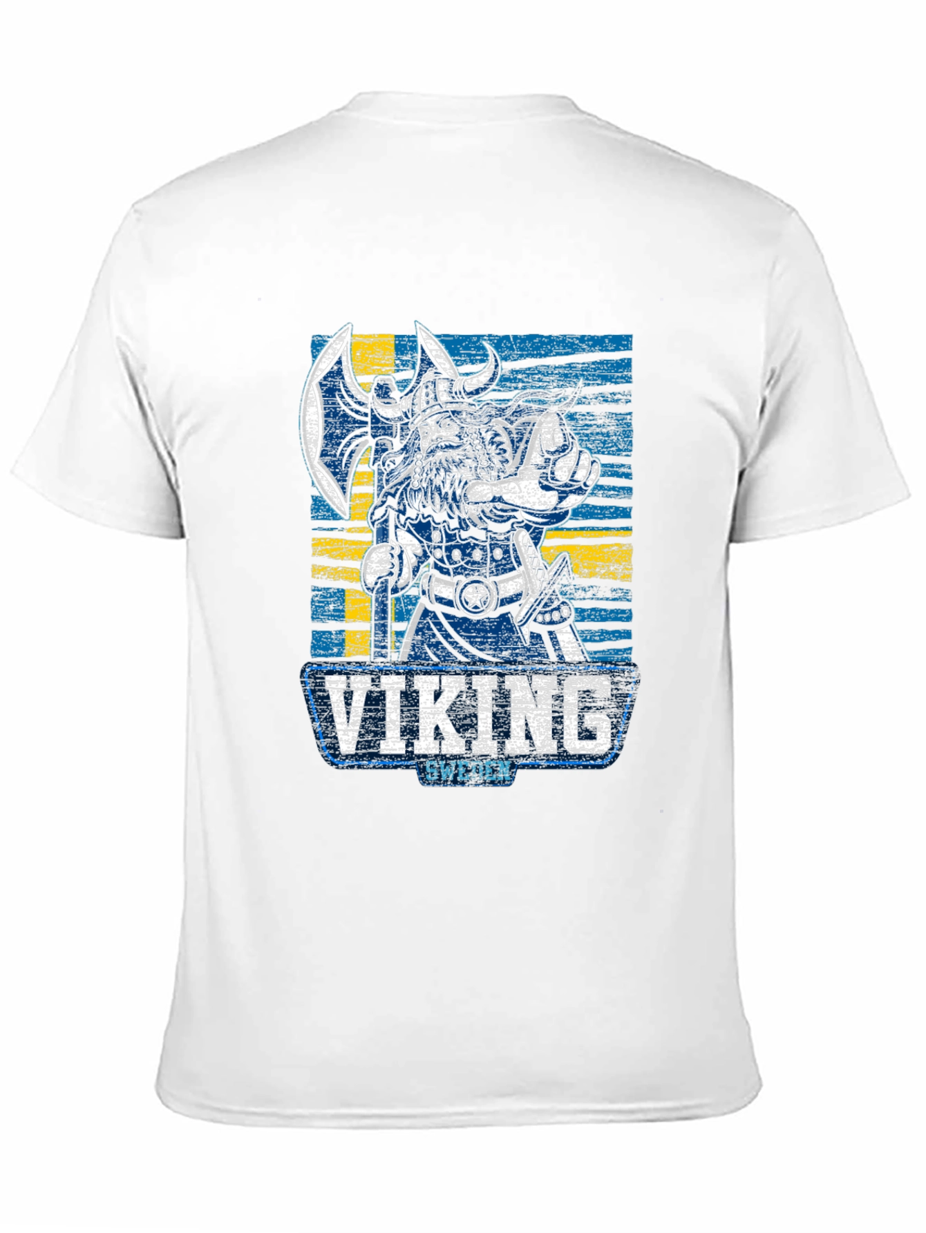 Camiseta Vikingo Suecia Diseño Único