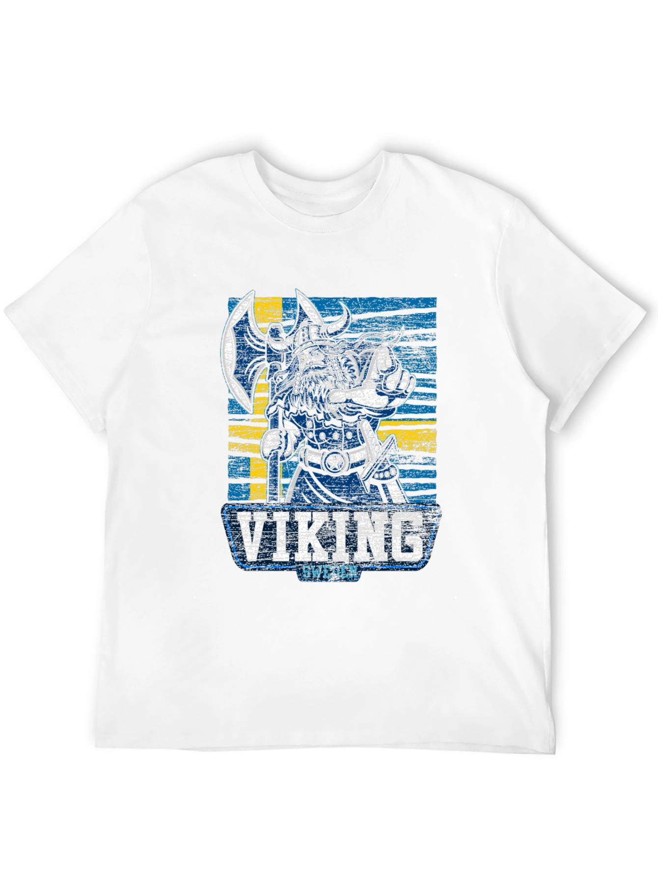 Camiseta Vikingo Suecia Diseño Único