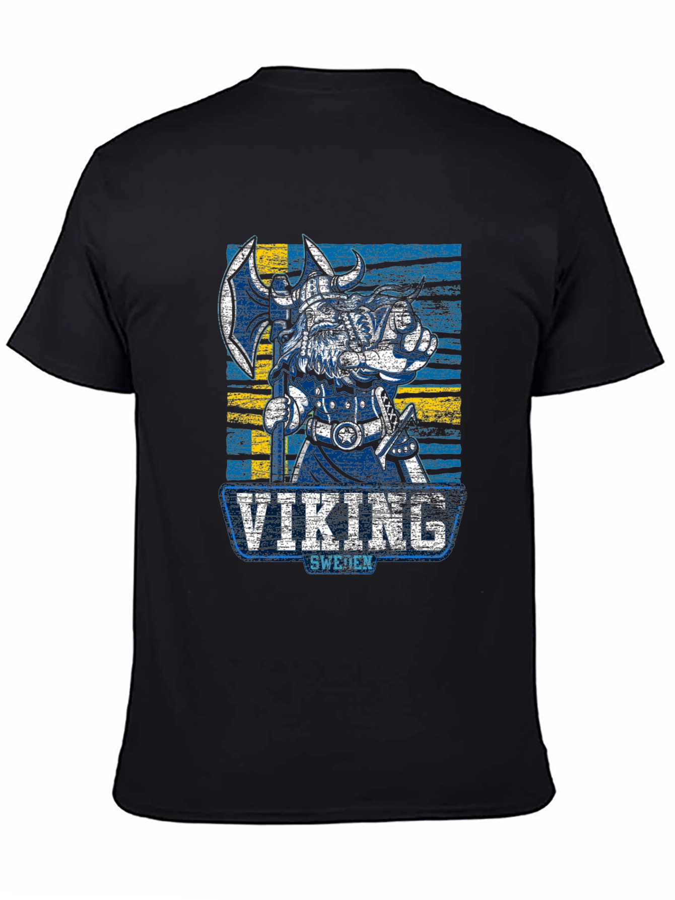 Camiseta Vikingo Suecia Diseño Único