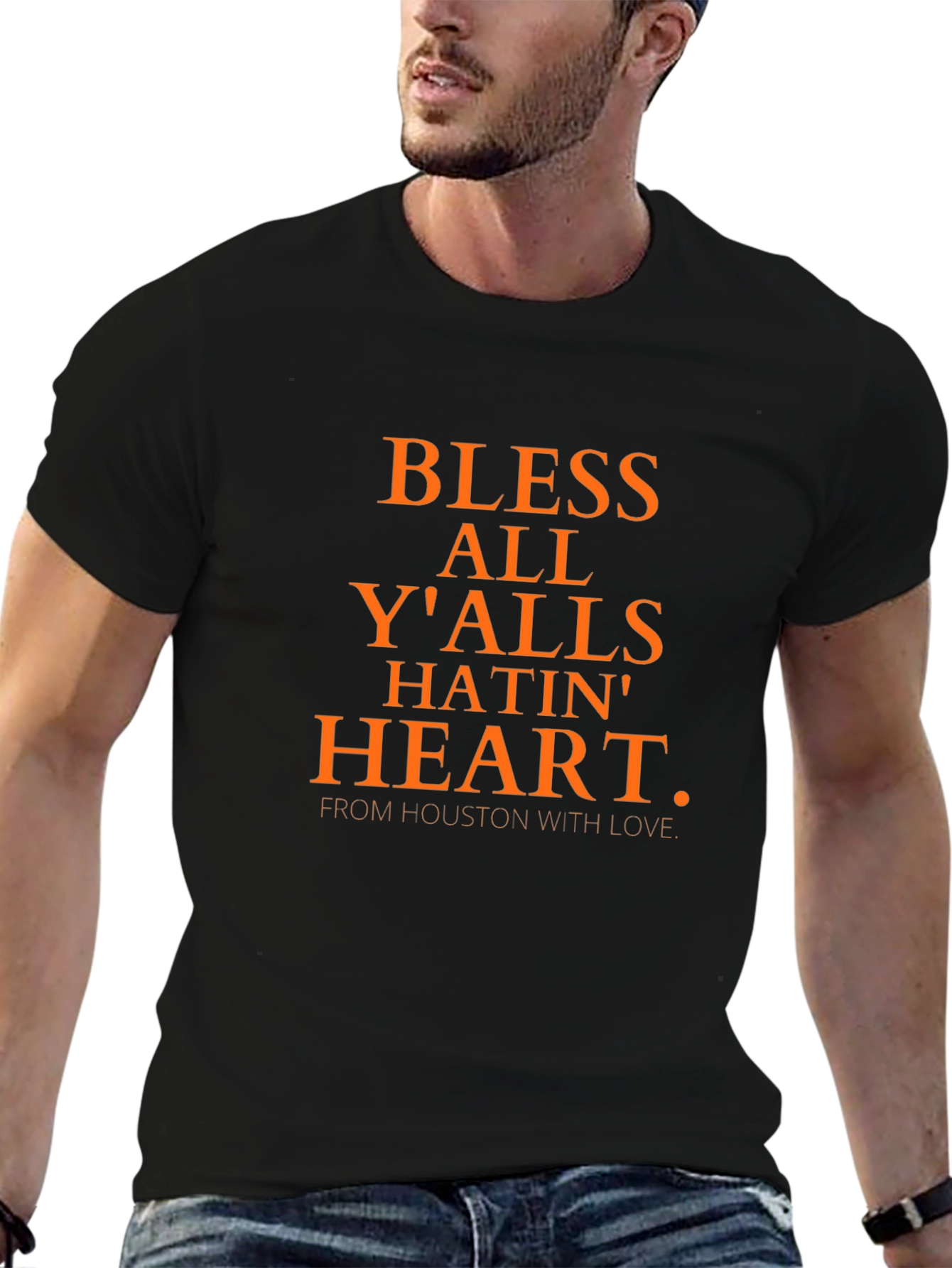 Camiseta Negra Bless All Yalls