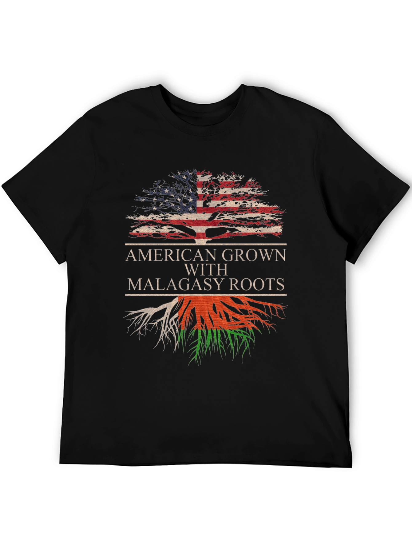 Camiseta American Grown Malagasy Roots