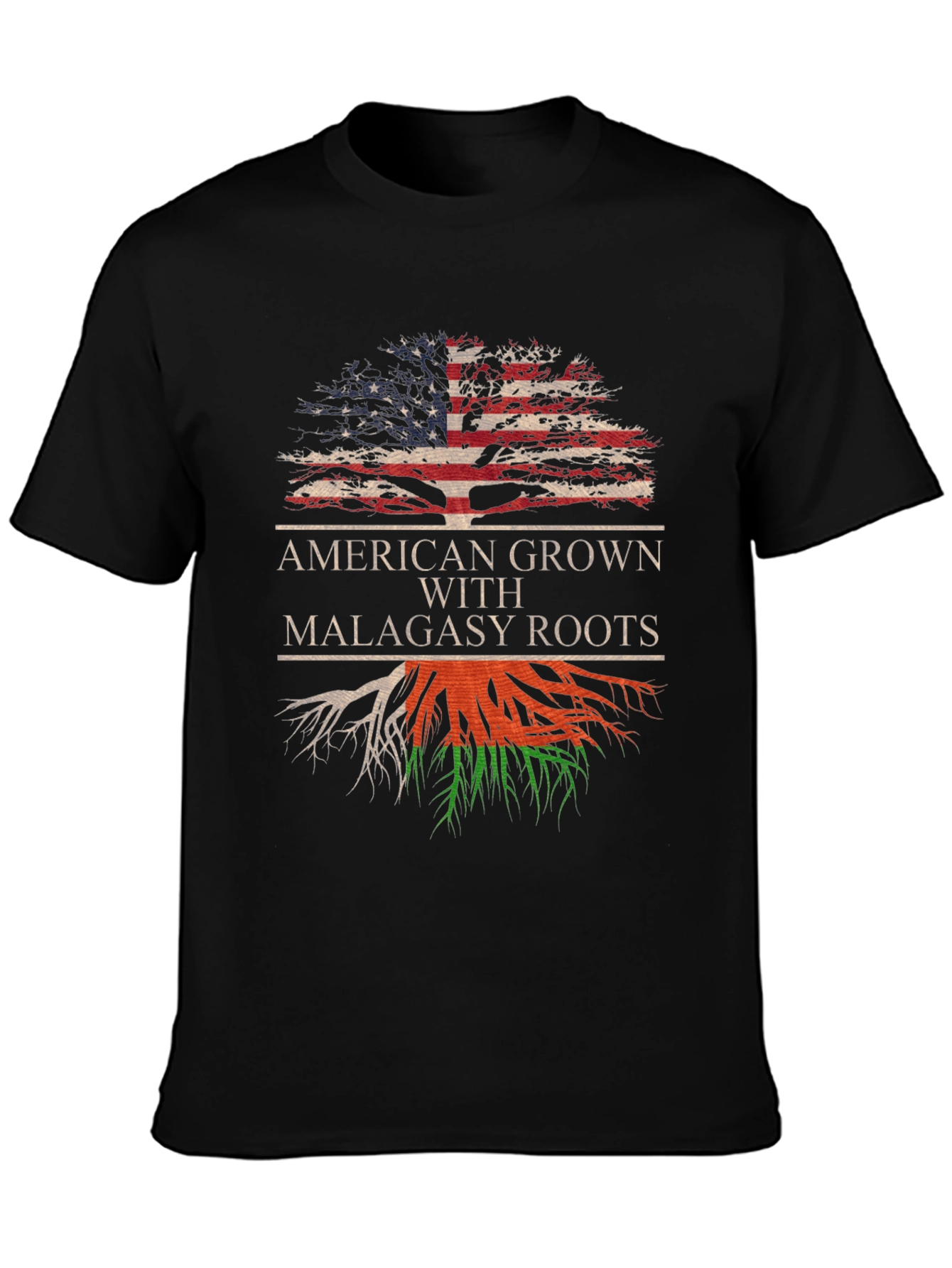 Camiseta American Grown Malagasy Roots