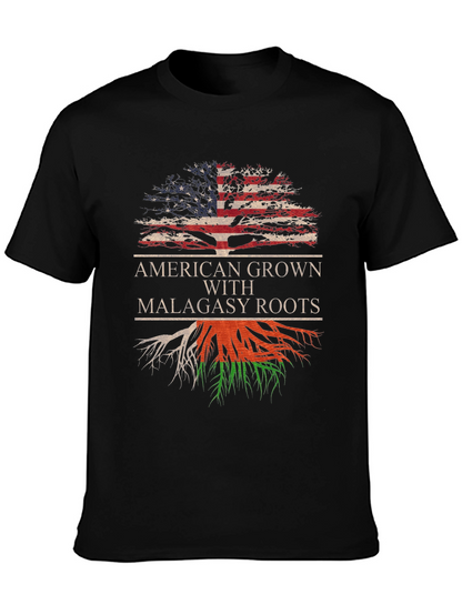 Camiseta American Grown Malagasy Roots