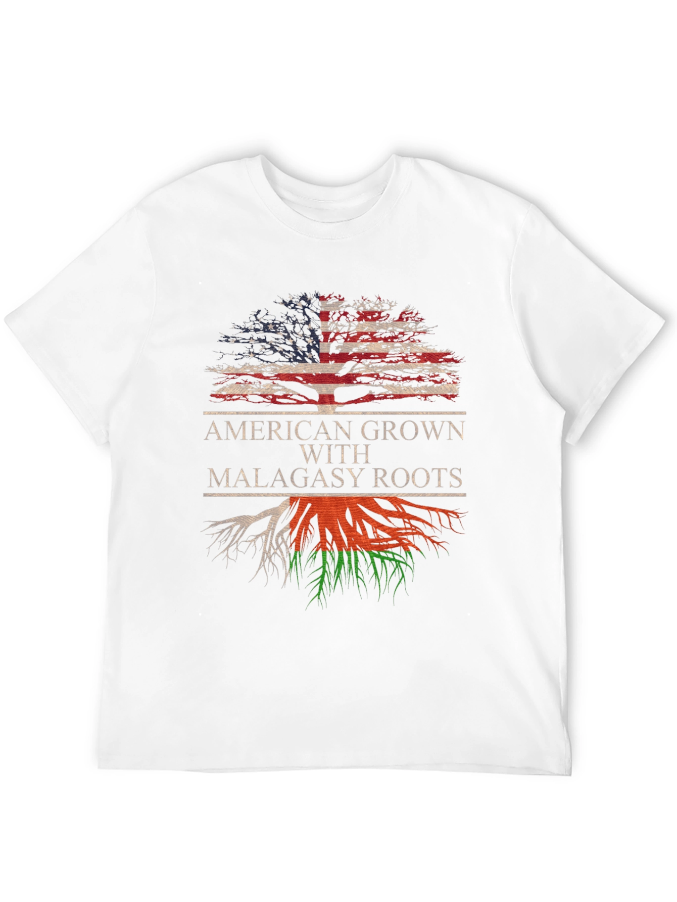 Camiseta American Grown Malagasy Roots