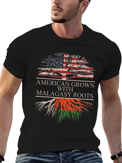 Camiseta American Grown Malagasy Roots