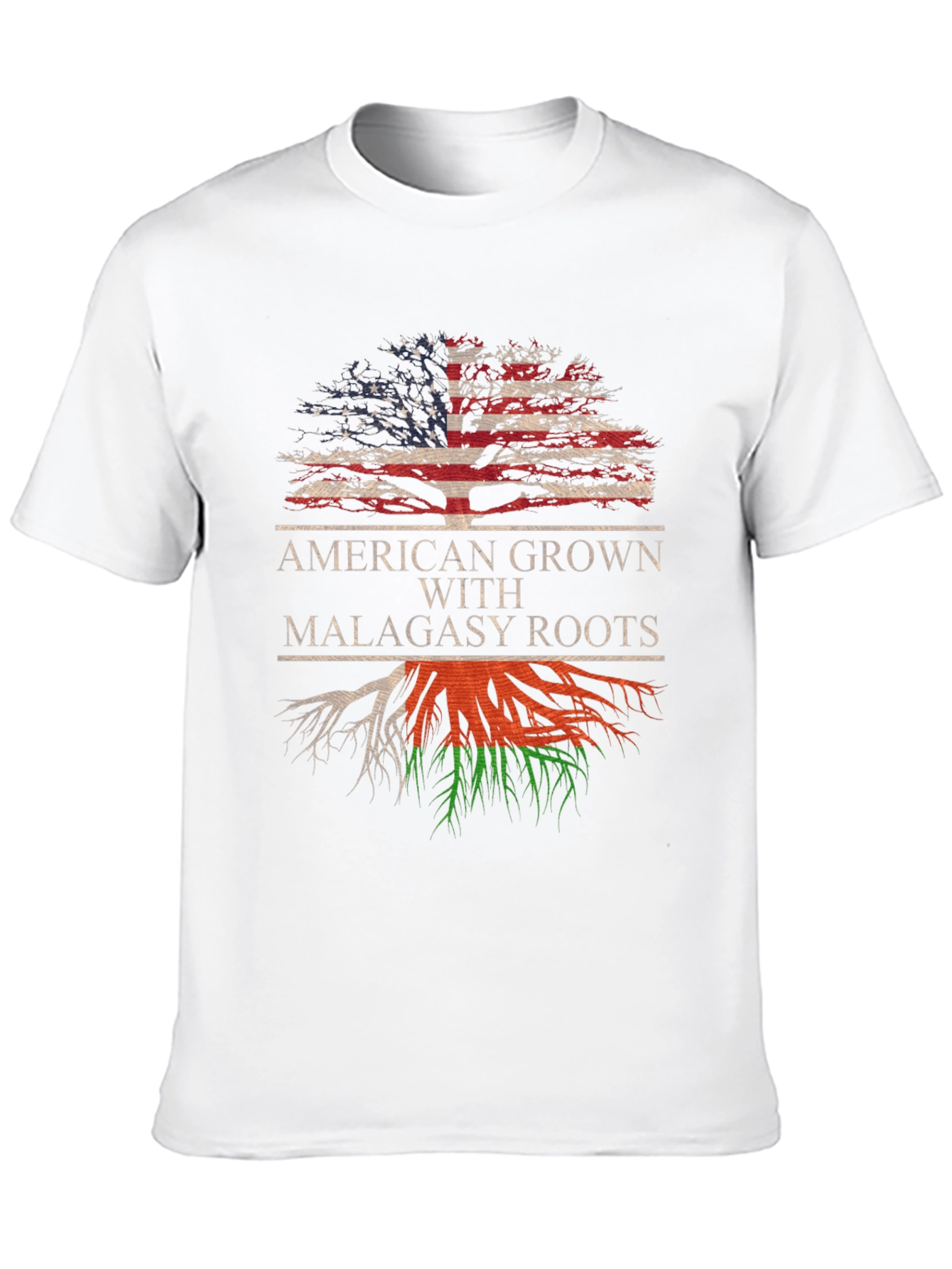 Camiseta American Grown Malagasy Roots
