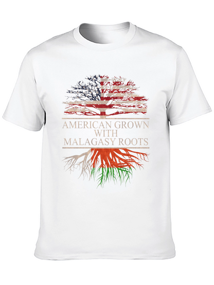 Camiseta American Grown Malagasy Roots