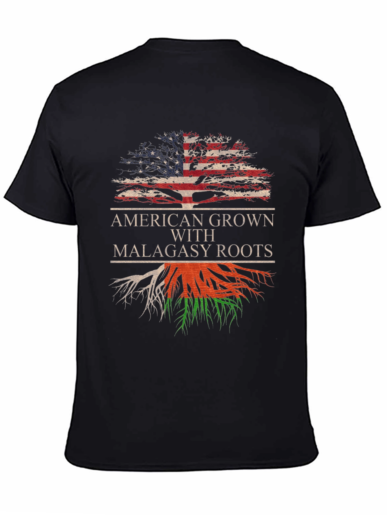 Camiseta American Grown Malagasy Roots