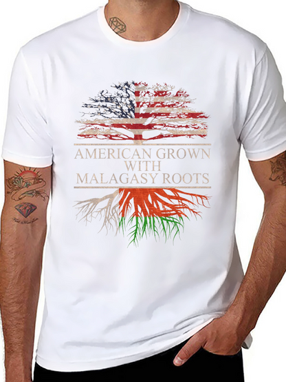 Camiseta American Grown Malagasy Roots