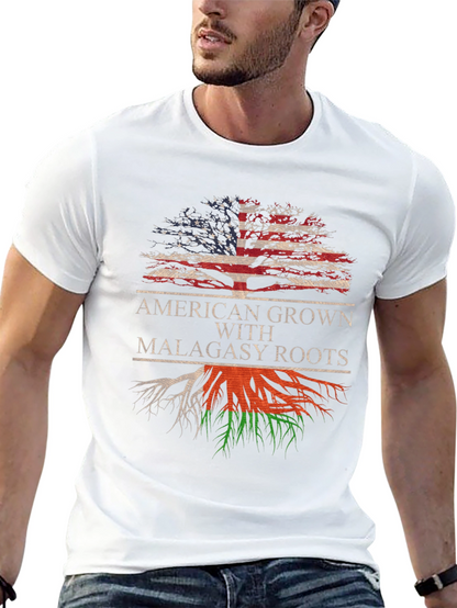 Camiseta American Grown Malagasy Roots