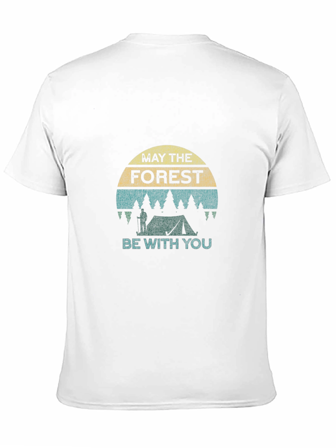 Camiseta Negra Que la Foresta te Acompañe